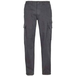 SOLS Mens Docker Stretch Cargo Pants / Dark Grey
